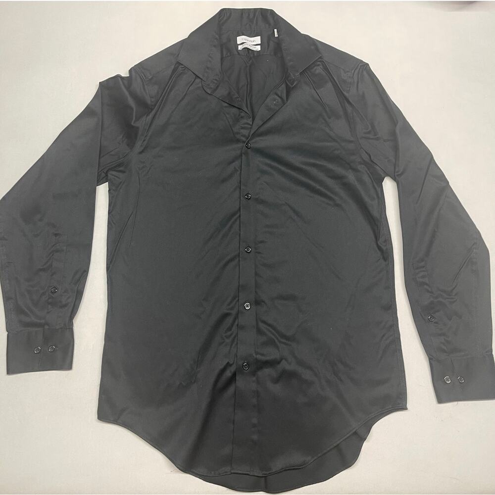 Calvin Klein Infinite Non-iron Slim Fit Mens Button Down 15 1/2 32/33